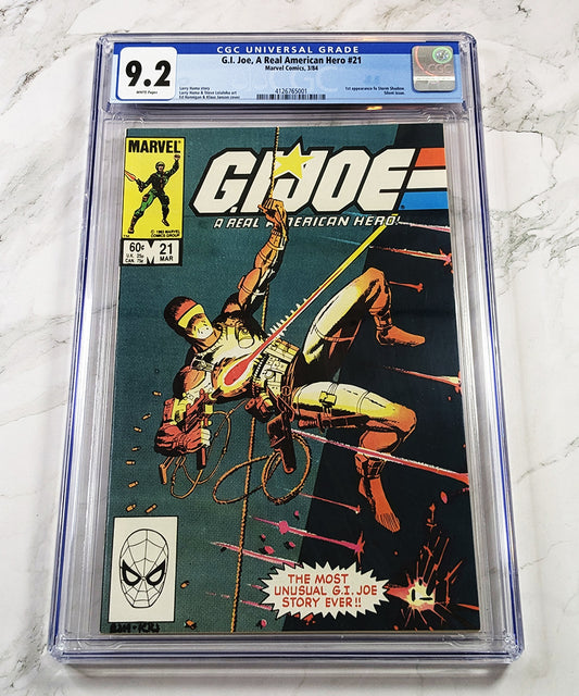 G.I. Joe: A Real American Hero #21 CGC 9.2 White Pages 1984