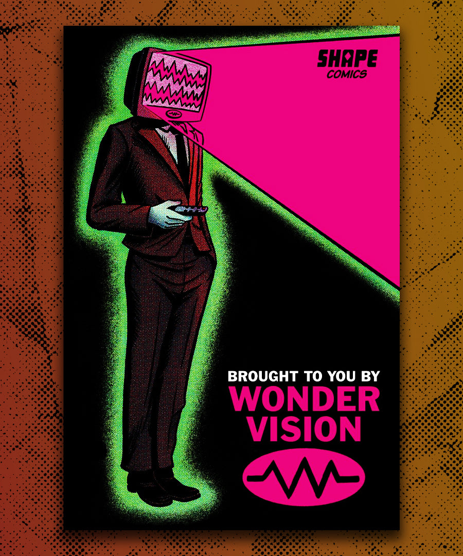 Limited Edition Shape Comics Wondervision Print - Signed by Breyden Boyd, Anthony Carranza & Violet Villanueva