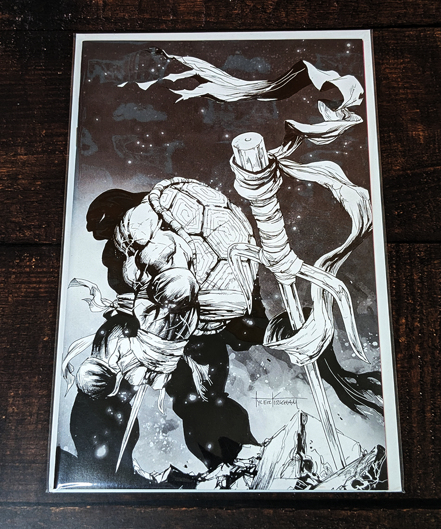 Teenage Mutant Ninja Turtles: The Last Ronin - Lost Years #3 Tyler Kirkham B&W Virgin Variant